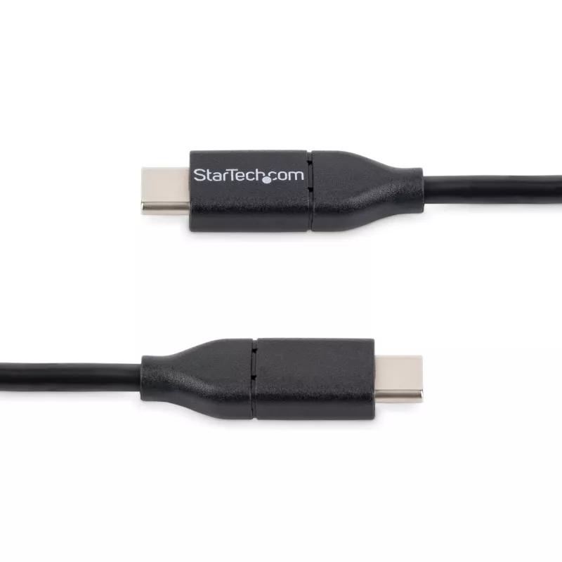 StarTech.com USB-C kábel – M/M – 0,5 m – USB 2.0, 0,5 m, USB C, USB C, USB 2.0, samec/samec, čierny