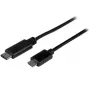 StarTech.com USB2CUB50CM kábel USB-C na Micro-USB B, samec/samec, USB 2.0, kompatibilný s Thunderbolt 3, 0,5 m, čierny