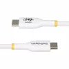 StarTech.com 3m biely USB-C nabíjací kábel, USB-IF certifikovaný USB-C kábel, 240W PD EPR, USB 2.0 Type-C nabíjací kábel pre notebook, USB-C dátový kábel, TPE plášť
