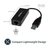 StarTech.com USB 3.0 na Gigabit Ethernet sieťový adaptér, 10/100/1000 Mbit/s, USB na RJ45, USB 3.0 na LAN adaptér, USB 3.0 Ethernet adaptér (GbE), v súlade s TAA