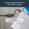 StarTech.com USB 3.0 na Gigabit Ethernet sieťový adaptér, 10/100/1000 Mbit/s, USB na RJ45, USB 3.0 na LAN adaptér, USB 3.0 Ethernet adaptér (GbE), v súlade s TAA