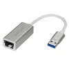 StarTech.com USB 3.0 na Gigabit sieťový adaptér – strieborný, káblový, USB, Ethernet, 2000 Mbit/s, strieborná