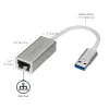 StarTech.com USB 3.0 na Gigabit sieťový adaptér – strieborný, káblový, USB, Ethernet, 2000 Mbit/s, strieborná