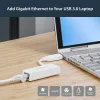 StarTech.com USB 3.0 na Gigabit Ethernet sieťový adaptér, 10/100/1000 Mbit/s, USB na RJ45, USB 3.0 na LAN adaptér, USB 3.0 Ethernet adaptér (GbE), v súlade s TAA