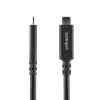 StarTech.com 1,8 m USB-C na USB-C kábel – 5 A, 100 W PD 3.0 – certifikovaný pre Chromebook – certifikovaný USB-IF – M/M – USB 3.0 5 Gbit/s – USB-C nabíjací kábel – USB Type-C kábel