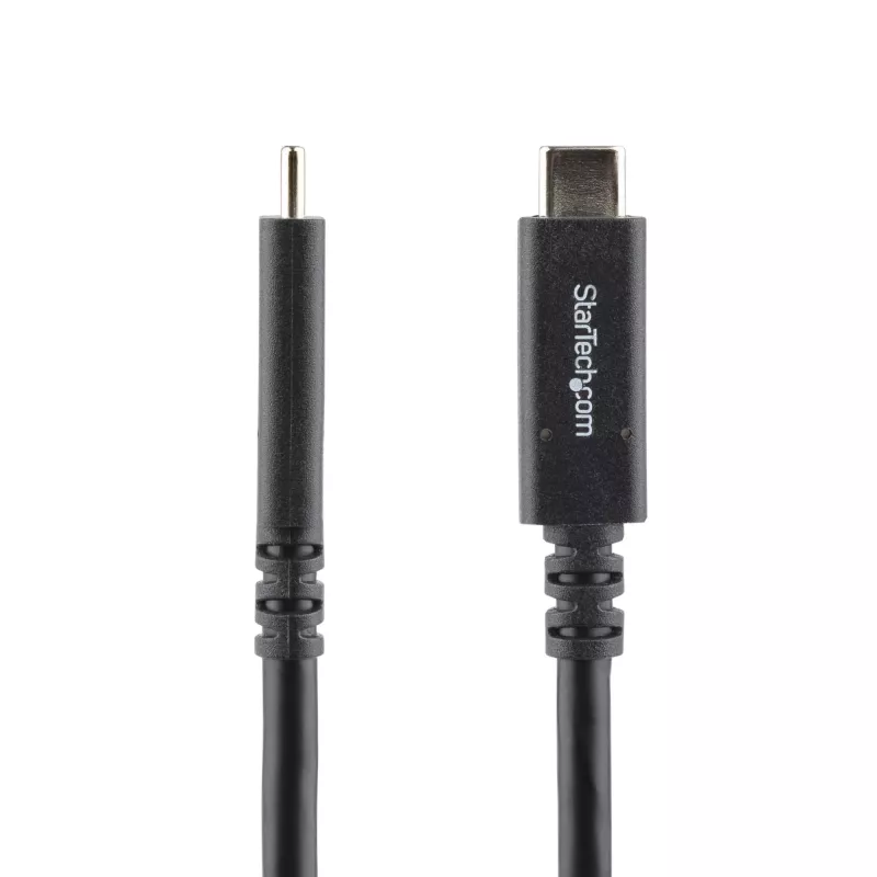 StarTech.com 1,8 m USB-C na USB-C kábel – 5 A, 100 W PD 3.0 – certifikovaný pre Chromebook – certifikovaný USB-IF – M/M – USB 3.0 5 Gbit/s – USB-C nabíjací kábel – USB Type-C kábel