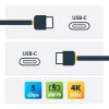 StarTech.com USB-C na USB-C kábel – M/M – 1 m (3 ft) – USB 3.0 (5 Gbit/s)