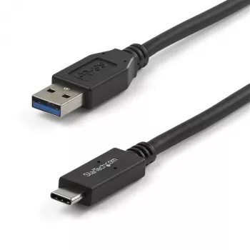StarTech.com 3 ft (1 m) USB na USB-C kábel – M/M, 1 m, USB A, USB C, USB 3.2 Gen 2 (3.1 Gen 2), 10 Gbit/s, čierna