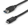 StarTech.com USB31AC1M kábel USB-A na USB-C, samec/samec, USB 3.1, 10 Gb/s, 1 m (3 ft), čierny