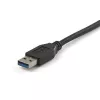 StarTech.com USB31AC1M kábel USB-A na USB-C, samec/samec, USB 3.1, 10 Gb/s, 1 m (3 ft), čierny
