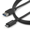 StarTech.com USB31AC1M kábel USB-A na USB-C, samec/samec, USB 3.1, 10 Gb/s, 1 m (3 ft), čierny