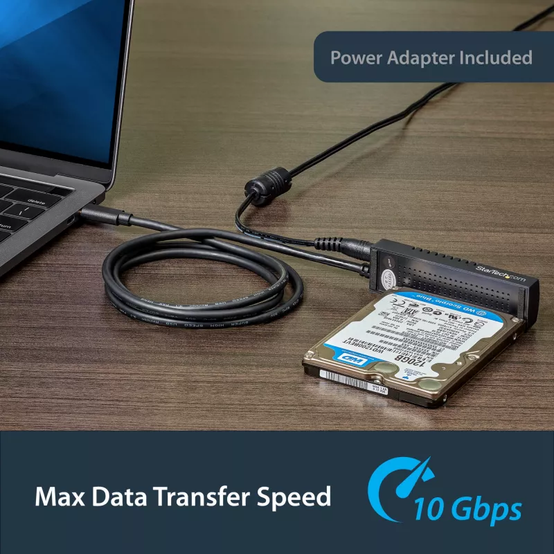 StarTech.com USB 3.1 (10 Gbit/s) adaptérový kábel pre 2,5 palcové/3,5 palcové SATA disky – USB-C