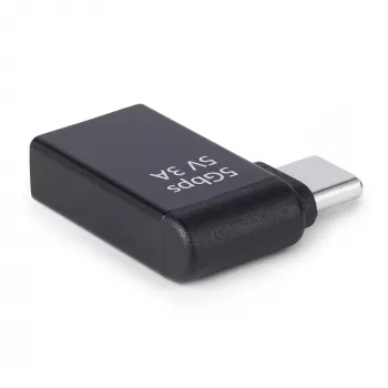 StarTech.com zahnutý USB-C na USB-A adaptér, USB 5 Gbit/s, kompaktný adaptér USB-C samec na USB-A samica, kovové puzdro, samec/samica
