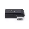 StarTech.com zahnutý USB-C na USB-A adaptér, USB 5 Gbit/s, kompaktný adaptér USB-C samec na USB-A samica, kovové puzdro, samec/samica