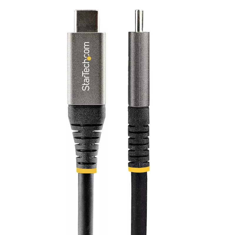 StarTech.com 3ft (1m) USB-C kábel 10 Gbit/s – USB-IF certifikovaný USB-C kábel – USB 3.1 Type-C kábel – 100W (5A) Power Delivery nabíjanie, DP Alt režim – USB-C na C kábel – nabíjanie a synchronizácia