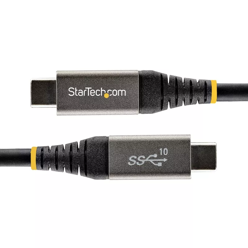 StarTech.com 3ft (1m) USB-C kábel 10 Gbit/s – USB-IF certifikovaný USB-C kábel – USB 3.1 Type-C kábel – 100W (5A) Power Delivery nabíjanie, DP Alt režim – USB-C na C kábel – nabíjanie a synchronizácia