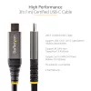 StarTech.com 3ft (1m) USB-C kábel 10 Gbit/s – USB-IF certifikovaný USB-C kábel – USB 3.1 Type-C kábel – 100W (5A) Power Delivery nabíjanie, DP Alt režim – USB-C na C kábel – nabíjanie a synchronizácia