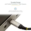 StarTech.com 3ft (1m) USB-C kábel 10 Gbit/s – USB-IF certifikovaný USB-C kábel – USB 3.1 Type-C kábel – 100W (5A) Power Delivery nabíjanie, DP Alt režim – USB-C na C kábel – nabíjanie a synchronizácia