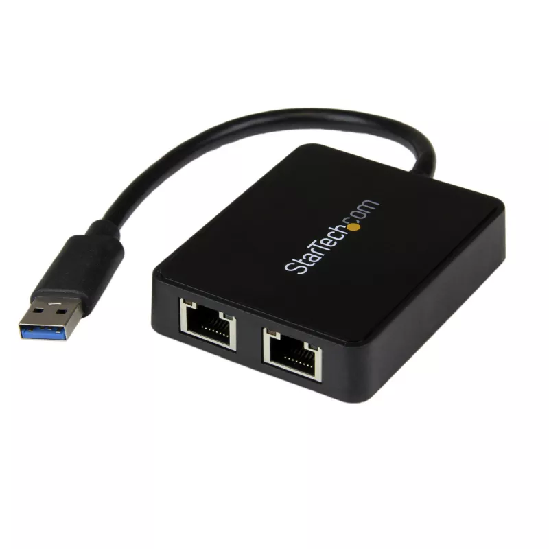 StarTech.com USB 3.0 na dvojportový Gigabit Ethernet adaptér NIC s USB portom