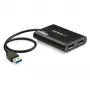 StarTech.com USB 3.0 na dvojitý DisplayPort adaptér – 4K 60 Hz, 3.2 Gen 1 (3.1 Gen 1), USB Type-A, DisplayPort výstup, 4096 x 2160 pixelov