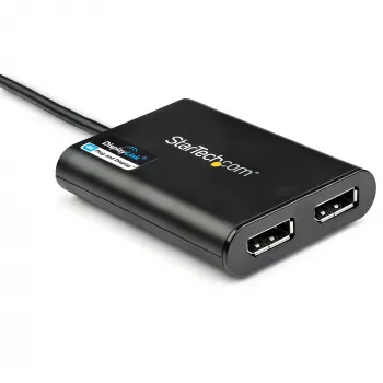 StarTech.com USB 3.0 na dvojitý DisplayPort adaptér – 4K 60 Hz, 3.2 Gen 1 (3.1 Gen 1), USB Type-A, DisplayPort výstup, 4096 x 2160 pixelov
