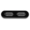 StarTech.com USB 3.0 na dvojitý DisplayPort adaptér – 4K 60 Hz, 3.2 Gen 1 (3.1 Gen 1), USB Type-A, DisplayPort výstup, 4096 x 2160 pixelov