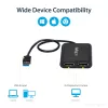 StarTech.com USB 3.0 na dvojitý DisplayPort adaptér – 4K 60 Hz, 3.2 Gen 1 (3.1 Gen 1), USB Type-A, DisplayPort výstup, 4096 x 2160 pixelov