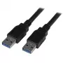 StarTech.com USB3SAA3MBK kábel USB 3.0, USB-A na USB-A, samec/samec, USB 3.1 Gen 1 (5 Gb/s), 3 m (10 ft), čierny