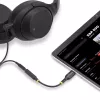 StarTech.com USBCAUDIO2 audio adaptér USB-C na 3,5 mm TRRS pre slúchadlá/náhlavná súprava, 32-bitový DAC, kompatibilný s Thunderbolt, 12,7 cm, čierny