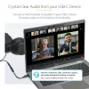 StarTech.com USBCAUDIO2 audio adaptér USB-C na 3,5 mm TRRS pre slúchadlá/náhlavná súprava, 32-bitový DAC, kompatibilný s Thunderbolt, 12,7 cm, čierny