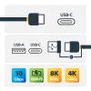 StarTech.com USB-C kábel 3ft (1m) s adaptérom USB-A dongle – Hybridný 2v1 USB-C kábel s USB-A – USB-C na USB-C (10 Gbit/s/100W PD), USB-A na USB-C (5 Gbit/s) – Ideálny pre hybridnú dokovaciu stanicu