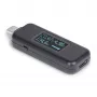 StarTech.com USB-C Power Tester, digitálny multimeter, obojsmerný voltmeter a ampérmeter, až do 240W PD EPR, prenosný tester výkonu USB-C káblov a portov