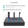 StarTech.com samostatný 1-na-2 duplikátor a vymazávač USB kľúčov, kopírovací stroj pre viacero USB flash diskov, systémová a súborová aj celodisková kópia s 1,5 GB/min, jednoduché a 3-pass vymazanie, LCD displej – TAA