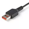 StarTech.com 3 ft (1 m) Secure Charging kábel – USB-A na USB-C dátový blokovač iba nabíjací kábel – No-Data Power-Only nabíjací kábel pre telefón/tablet – USB ochranný adaptérový kábel blokujúci dáta