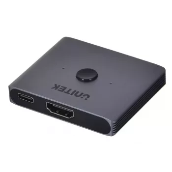 HDMI switch Unitek V1163A 2x1 8K 60 Hz — 2 vstupy na 1 výstup