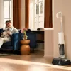 Roborock F25 RT bezdrôtový vysávač na mokré a suché čistenie s mopom, nádrž 0,87 l čistej / 0,72 l špinavej vody, až 40 min, biely
