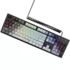 Mechanická klávesnica LORGAR Azar 514 biela s RGB podsvietením, ENG rozloženie