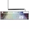 Mechanická klávesnica LORGAR Azar 514 biela s RGB podsvietením, ENG rozloženie