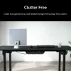 Stôl COUGAR Gaming E-GRAV 180 čierny obdĺžnikový karbón 180x80cm