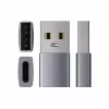 Káblový adaptér Satechi ST-TAUCM USB-A na USB-C sivý