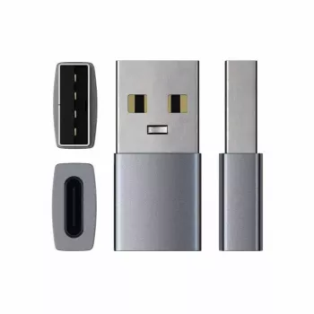 Káblový adaptér Satechi ST-TAUCM USB-A na USB-C sivá