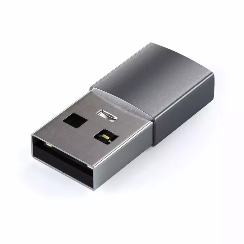 Káblový adaptér Satechi ST-TAUCM USB-A na USB-C sivý