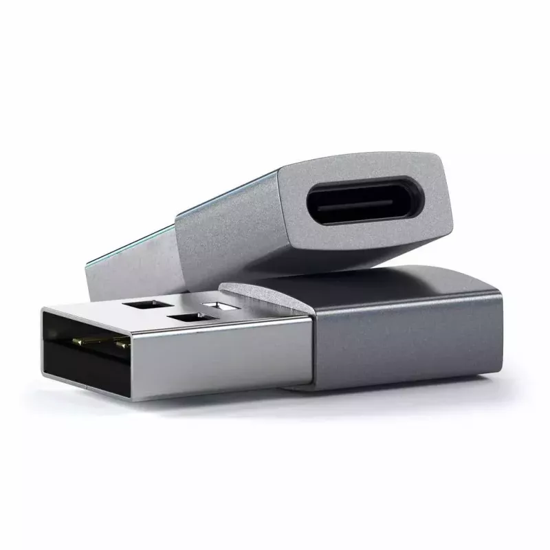 Káblový adaptér Satechi ST-TAUCM USB-A na USB-C sivý