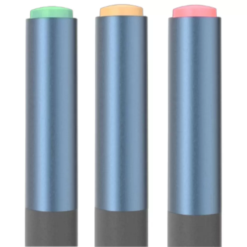 DEQSTER Pencil 2, tablet, Apple, modrý, sivý, Apple iPady od 2018, sivý, hliník, polykarbonát (PC), polyoxymetylén (POM)