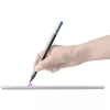 DEQSTER Pencil 2, tablet, Apple, modrý, sivý, Apple iPady od 2018, sivý, hliník, polykarbonát (PC), polyoxymetylén (POM)