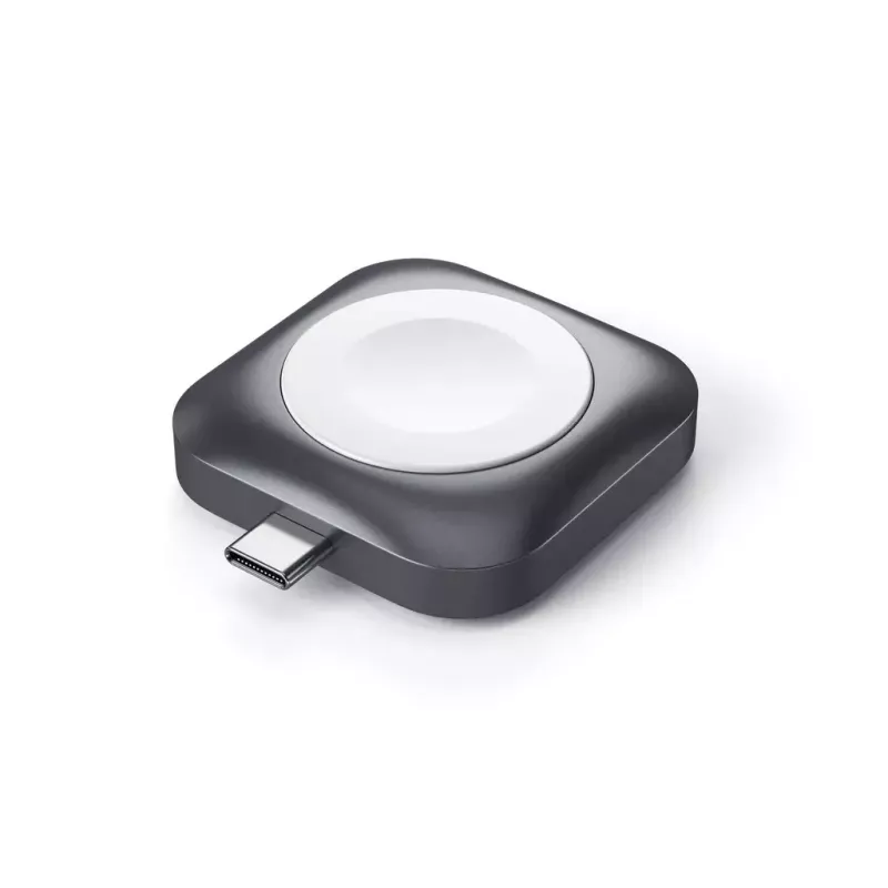 Nabíjacia stanica Satechi ST-TCMCAWM smartwatch čierna strieborná biela hliník
