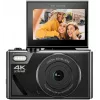 Easypix V64 Flip 20203 kompaktný digitálny fotoaparát, 64 MP, video 4K, 3-palcový výklopný displej, 18x digitálny zoom, WiFi