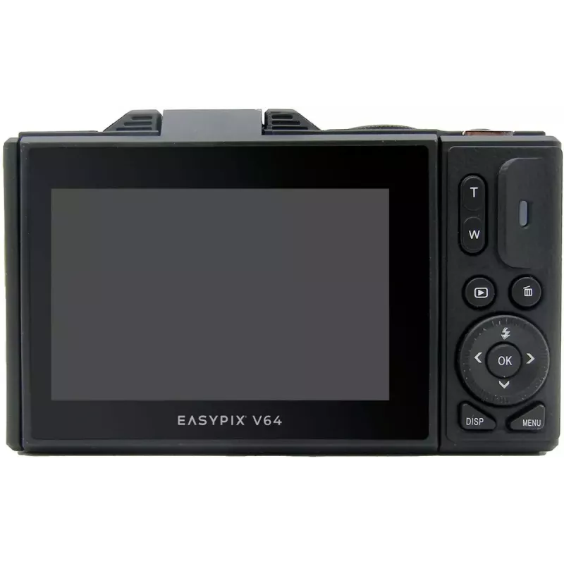 Easypix V64 Flip 20203 kompaktný digitálny fotoaparát, 64 MP, video 4K, 3-palcový výklopný displej, 18x digitálny zoom, WiFi
