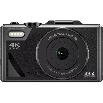 Kompaktný digitálny fotoaparát EASYPIX V64 Flip 20203 — 16 MP, 1080p video