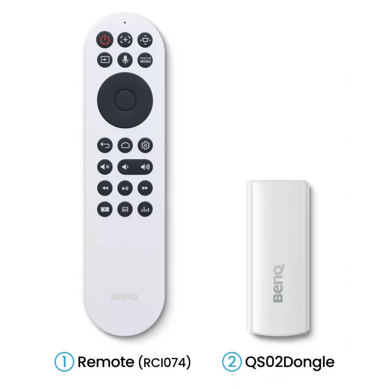 BenQ W2720i 9H.JSX77.57E DLP projektor pre domáce kino, 4K, 4 LED, 3D, 2500 lúmenov